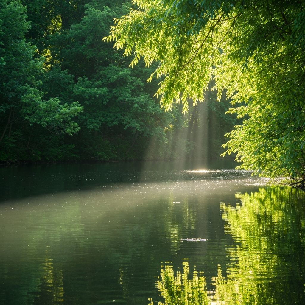 Natural landscape promoting health and vitality
